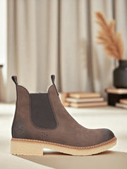 04947 Rieker Brown low chelsea varmfôret