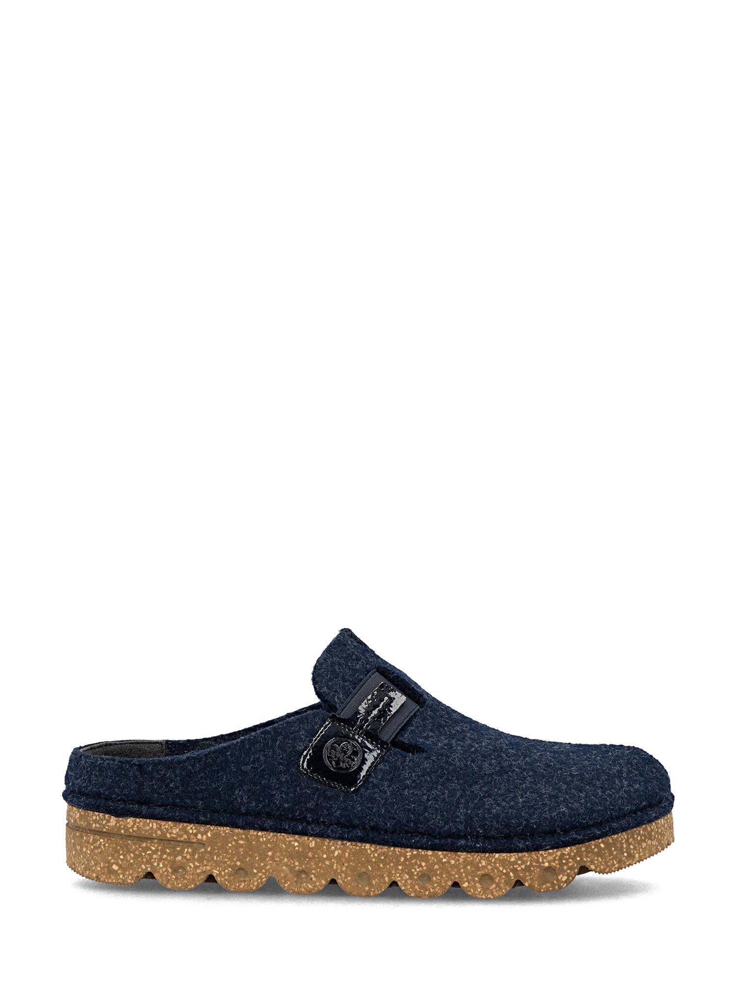 04954 Rieker Maroni Blue Tøfler