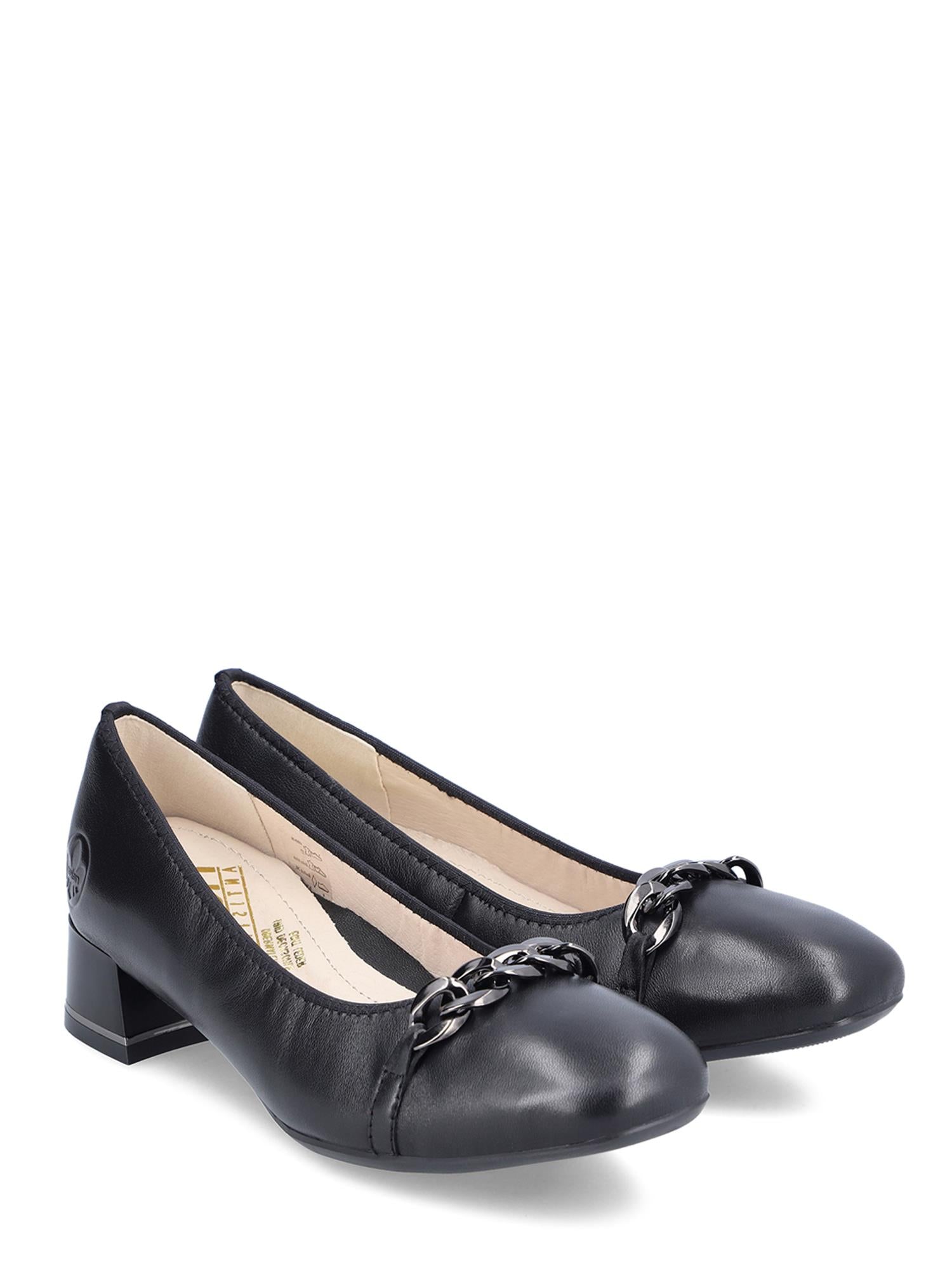 04374 Rieker Chain Ballet Leather Pumps