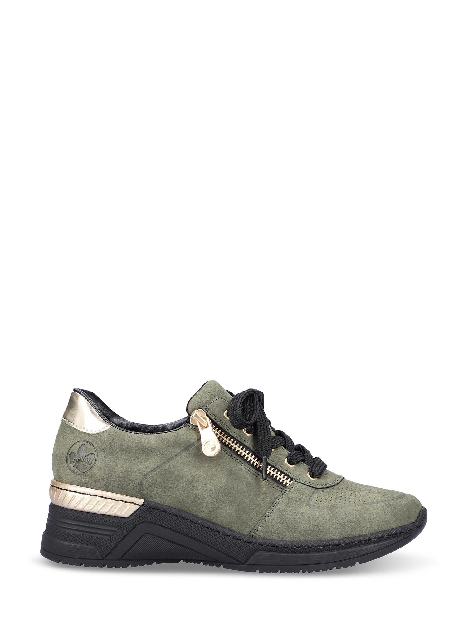 02580 Rieker Olive High Kilesneaker