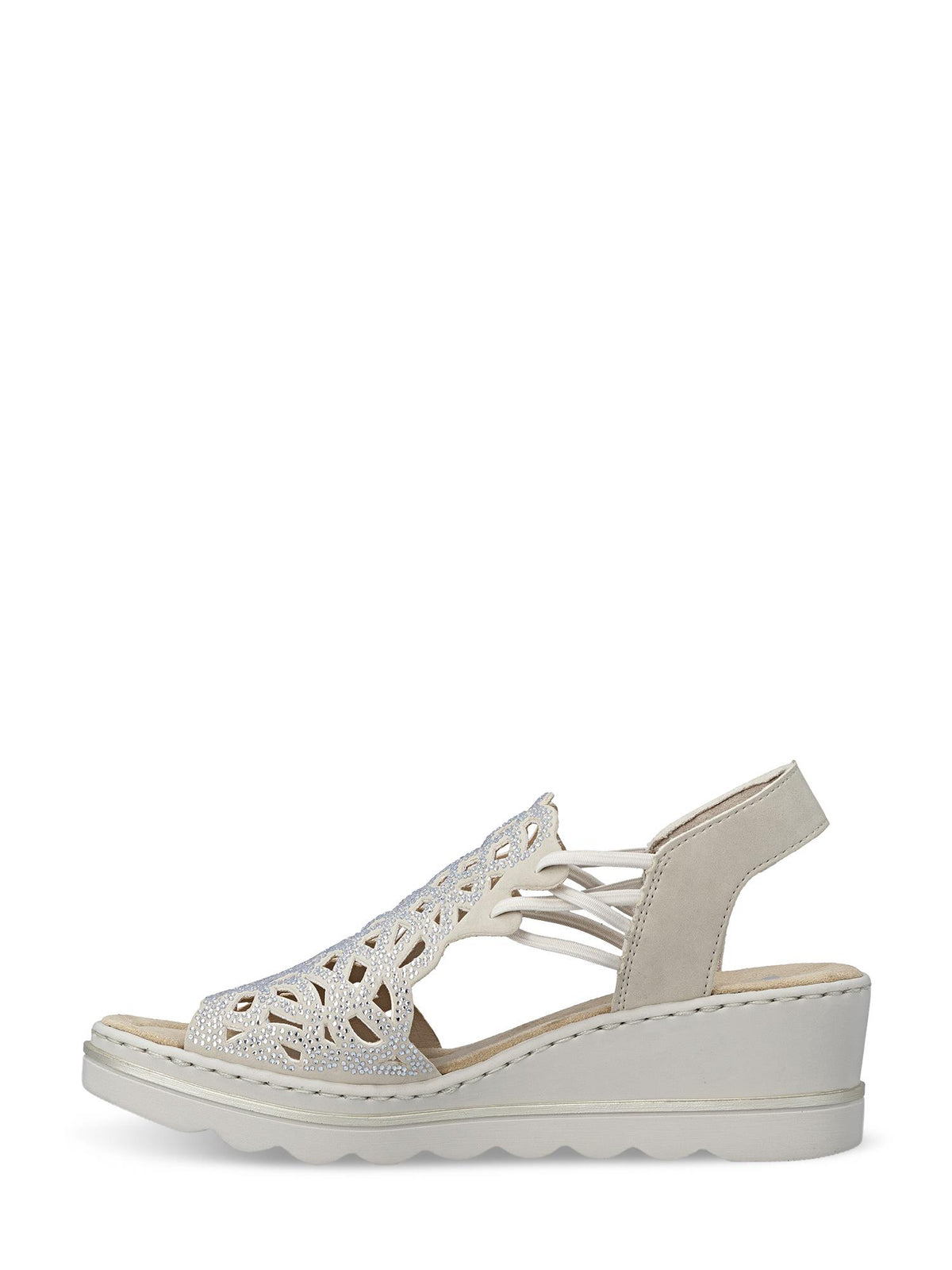 Rieker 03690 Sorella Sandal Beige