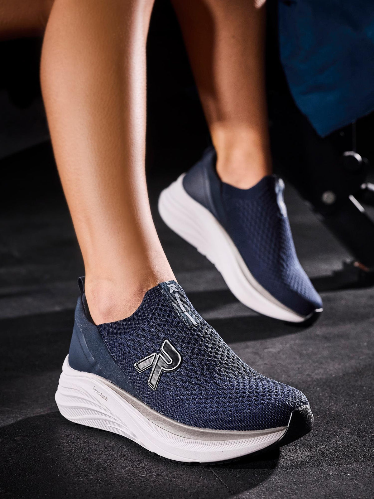 Rieker 05480 FoamTech Slip-On Sneaker Navy