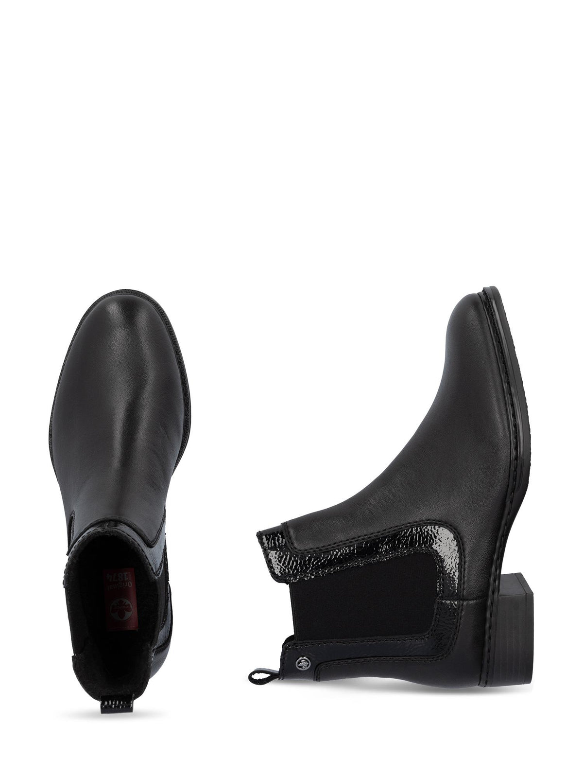 Rieker 04865 Elastic Leather Boot