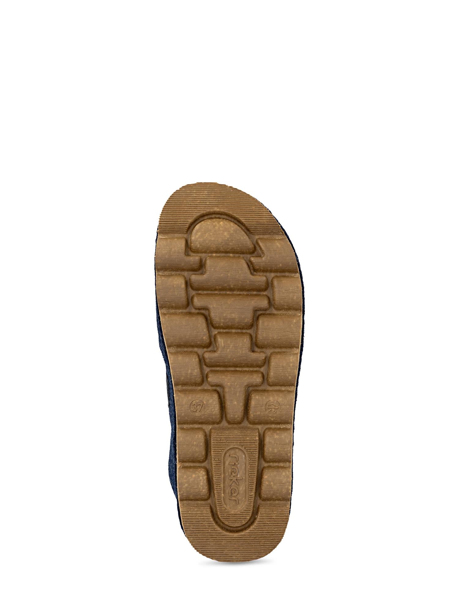 04954 Rieker Maroni Blue Tøfler