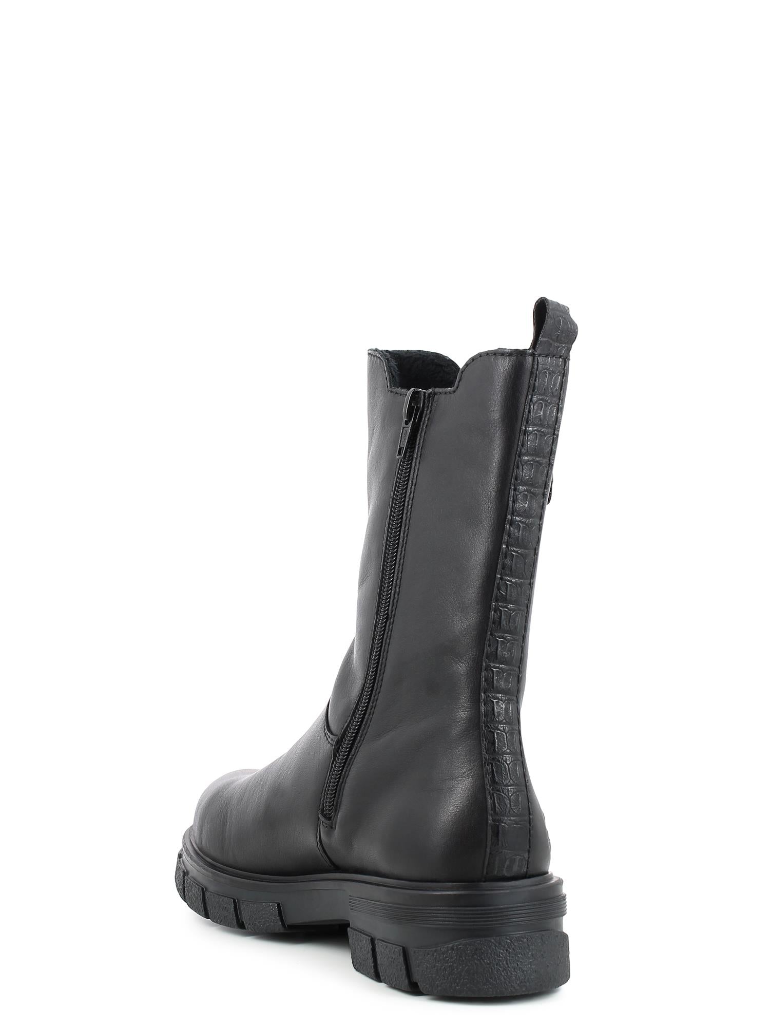 Rieker 03046 Classic leather winter chelsea varmfôret.