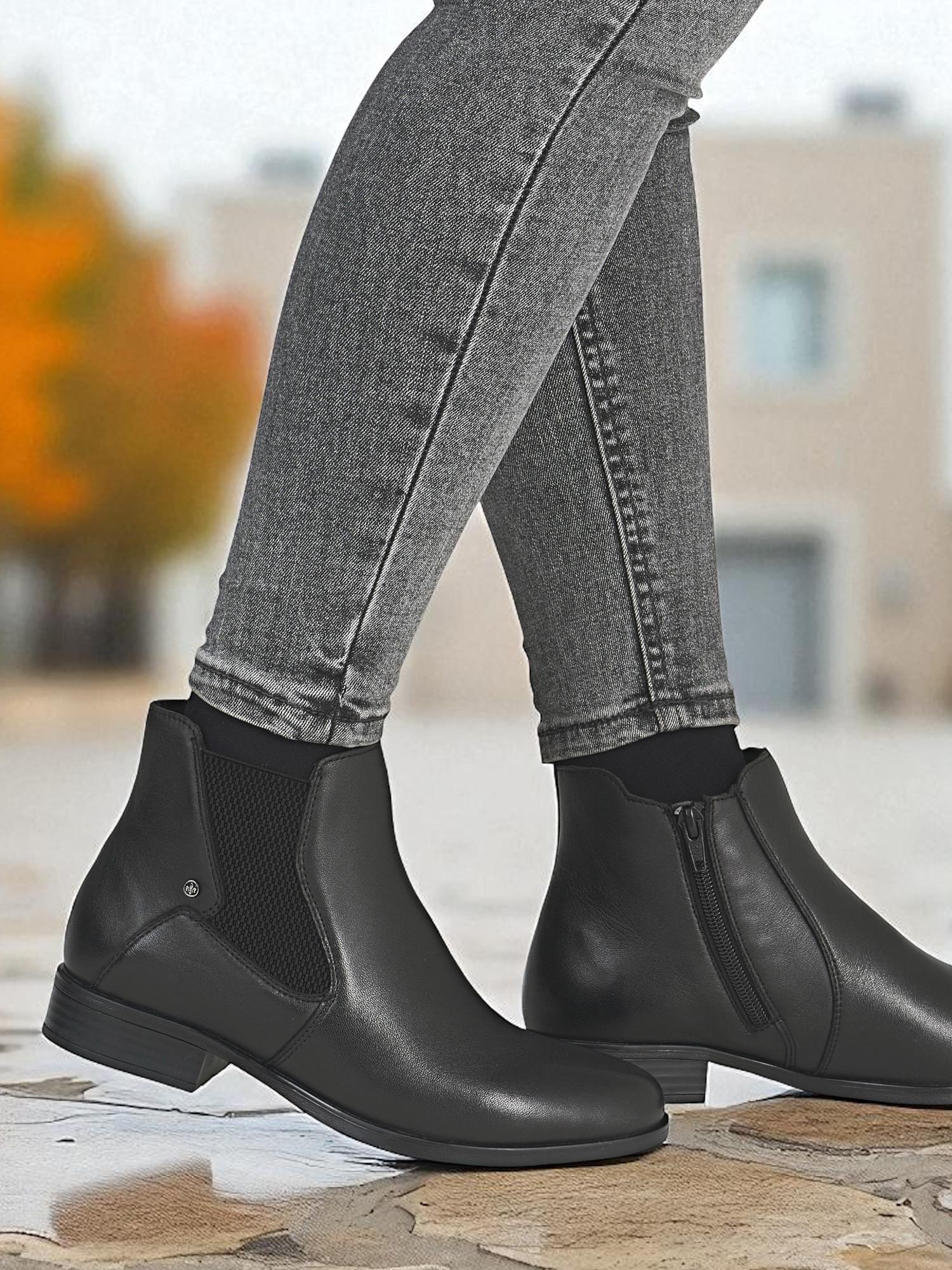 04328 Rieker Belluno Ankel Boot Black