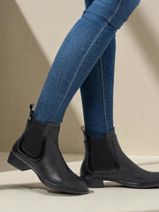 Rieker 04865 Elastic Leather Boot
