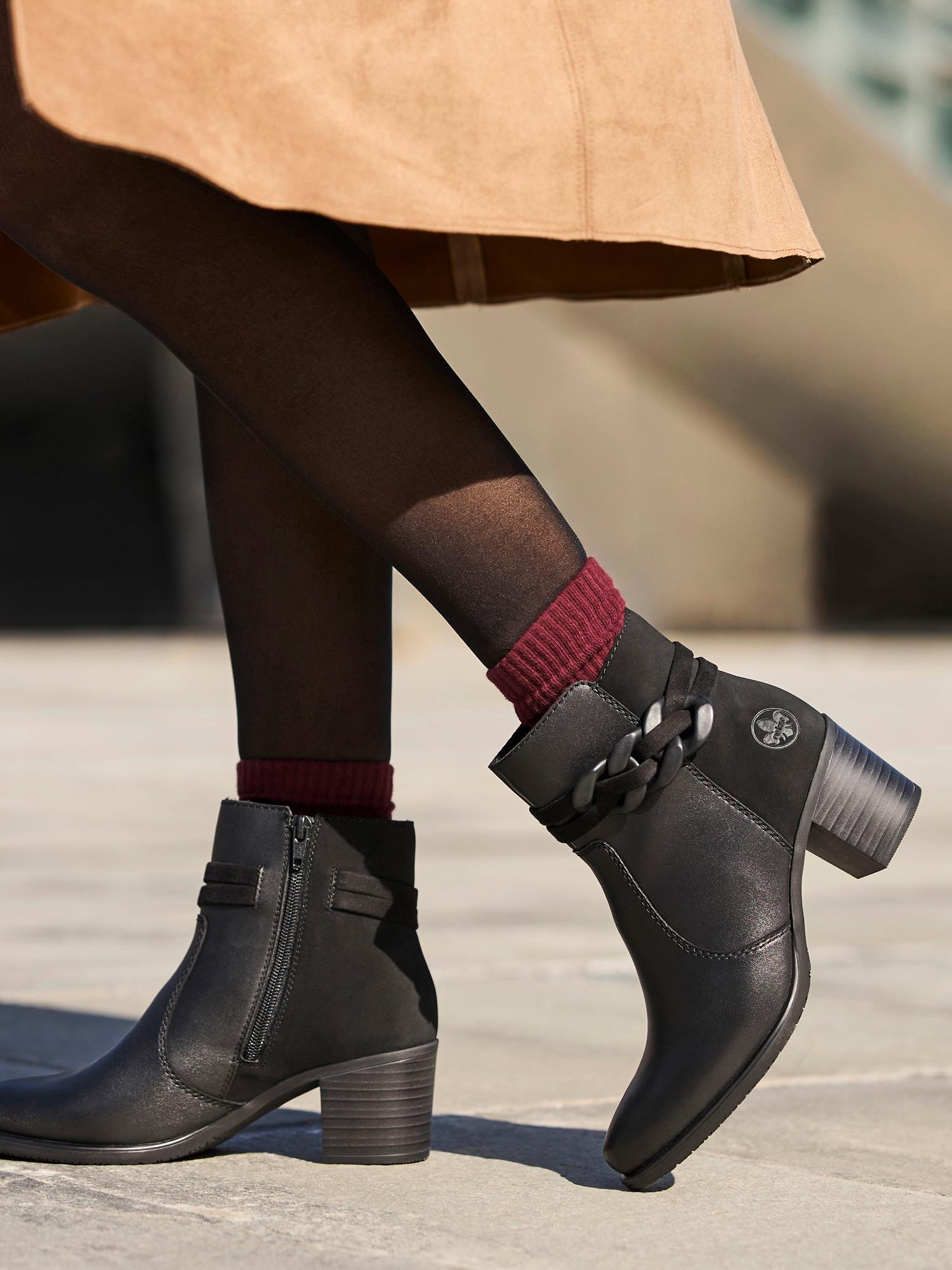 05073 Rieker  Portofino Leather Ankle Boot