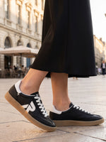 Rieker 03470 San Diego Leather Sneaker Women Black