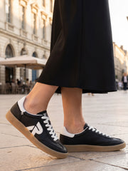 Rieker 03470 San Diego Leather Sneaker Women Black