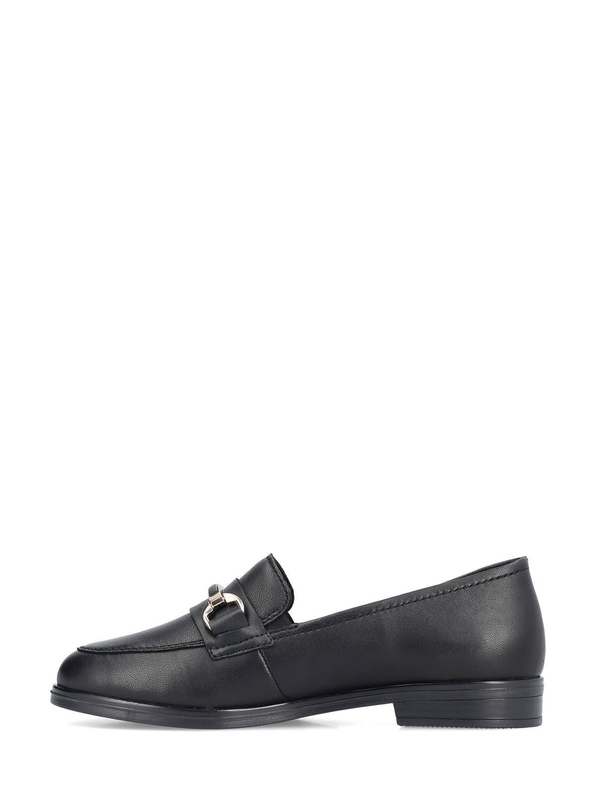 Rieker 02945 Black Breeze Leather Loafer