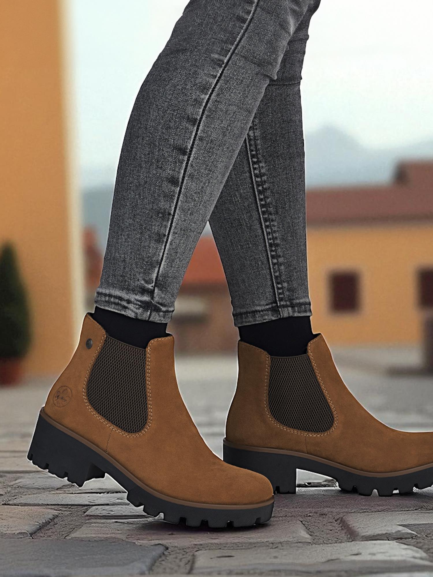Rieker 04482 Malou Suede Boots Fleecefôret