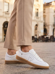 Rieker 03486 San Diego Leather Sneaker Women White