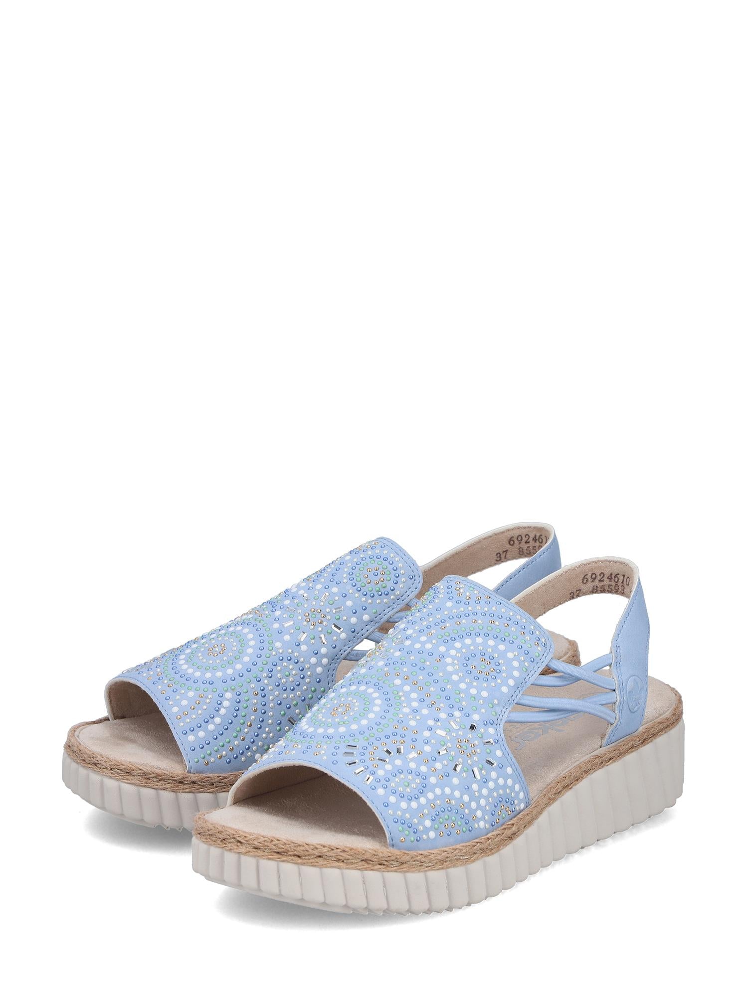 Rieker 03727 Riviera Shine Kilesandal