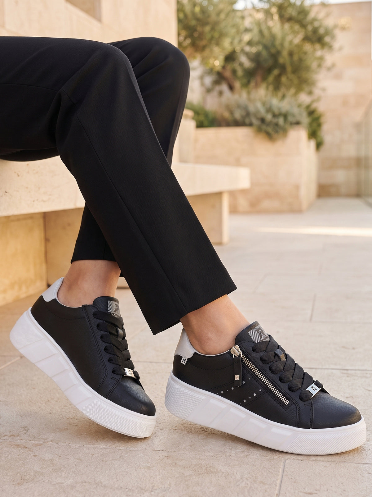 Rieker 03558 Active Platform Leather
