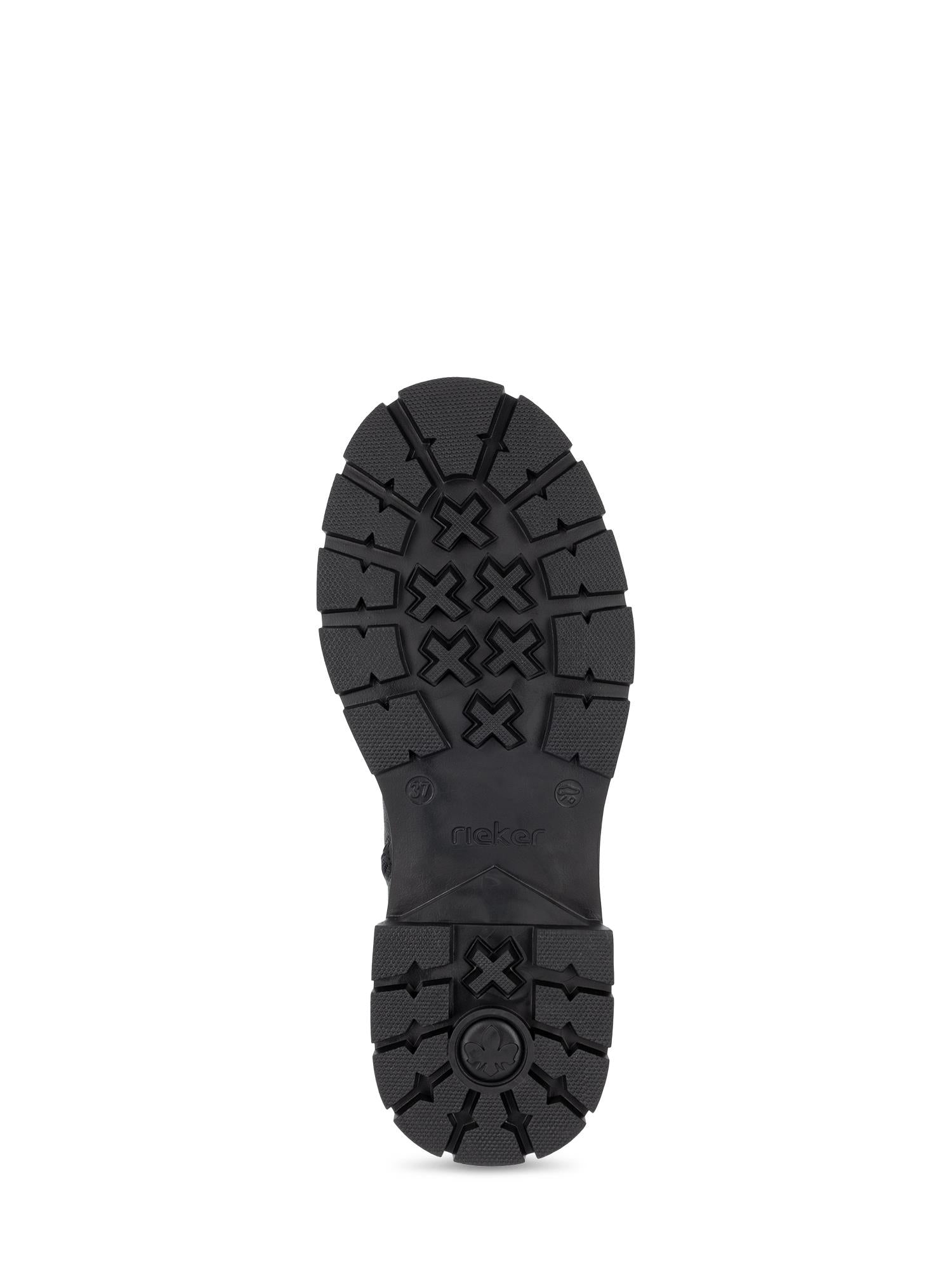 Rieker 04944 Wide leather boots ullfôret