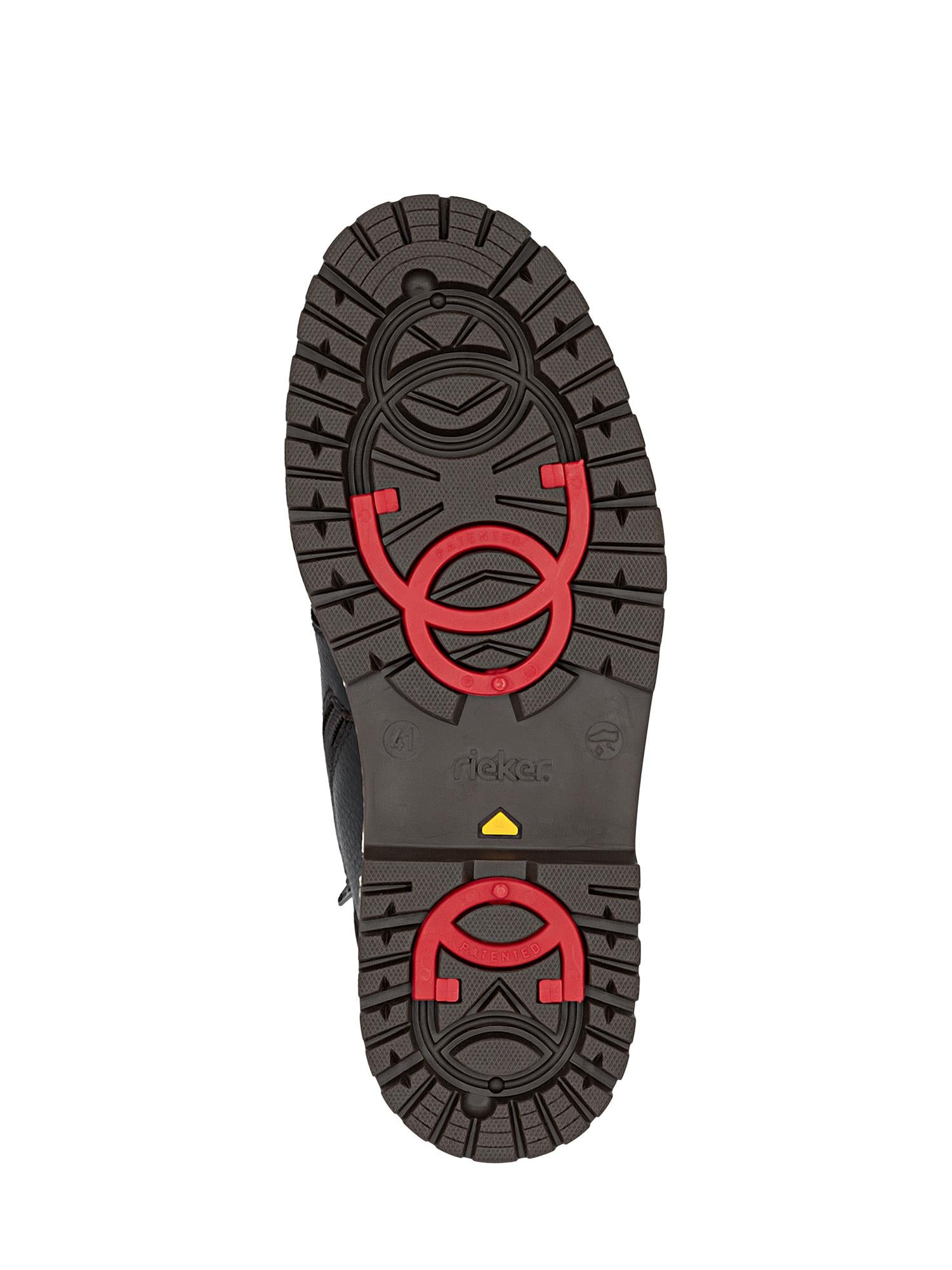 Rieker 04843 Ullfôret boots med vendbare brodder