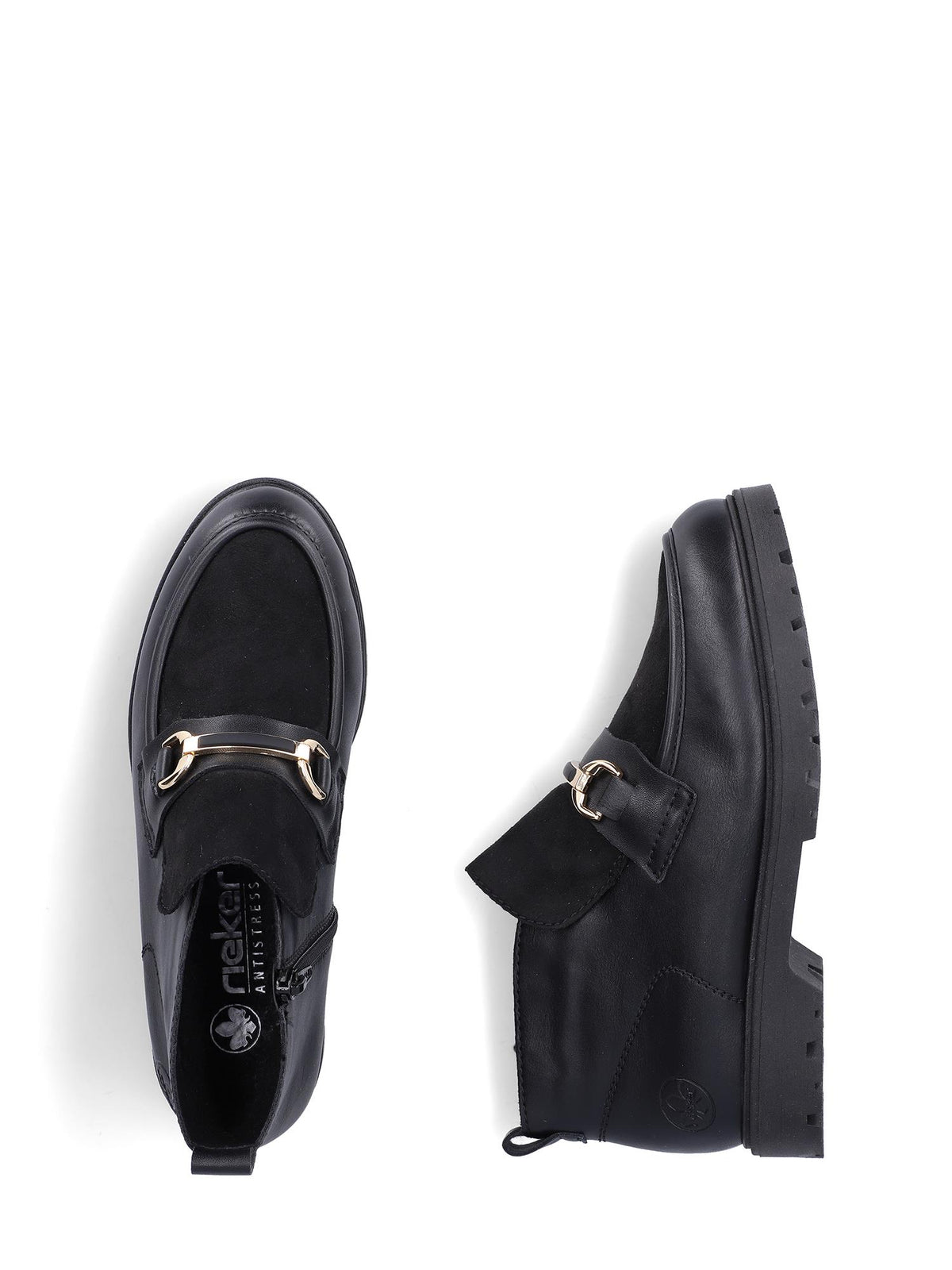 Rieker 02333 Savona Fôret Loafer Black