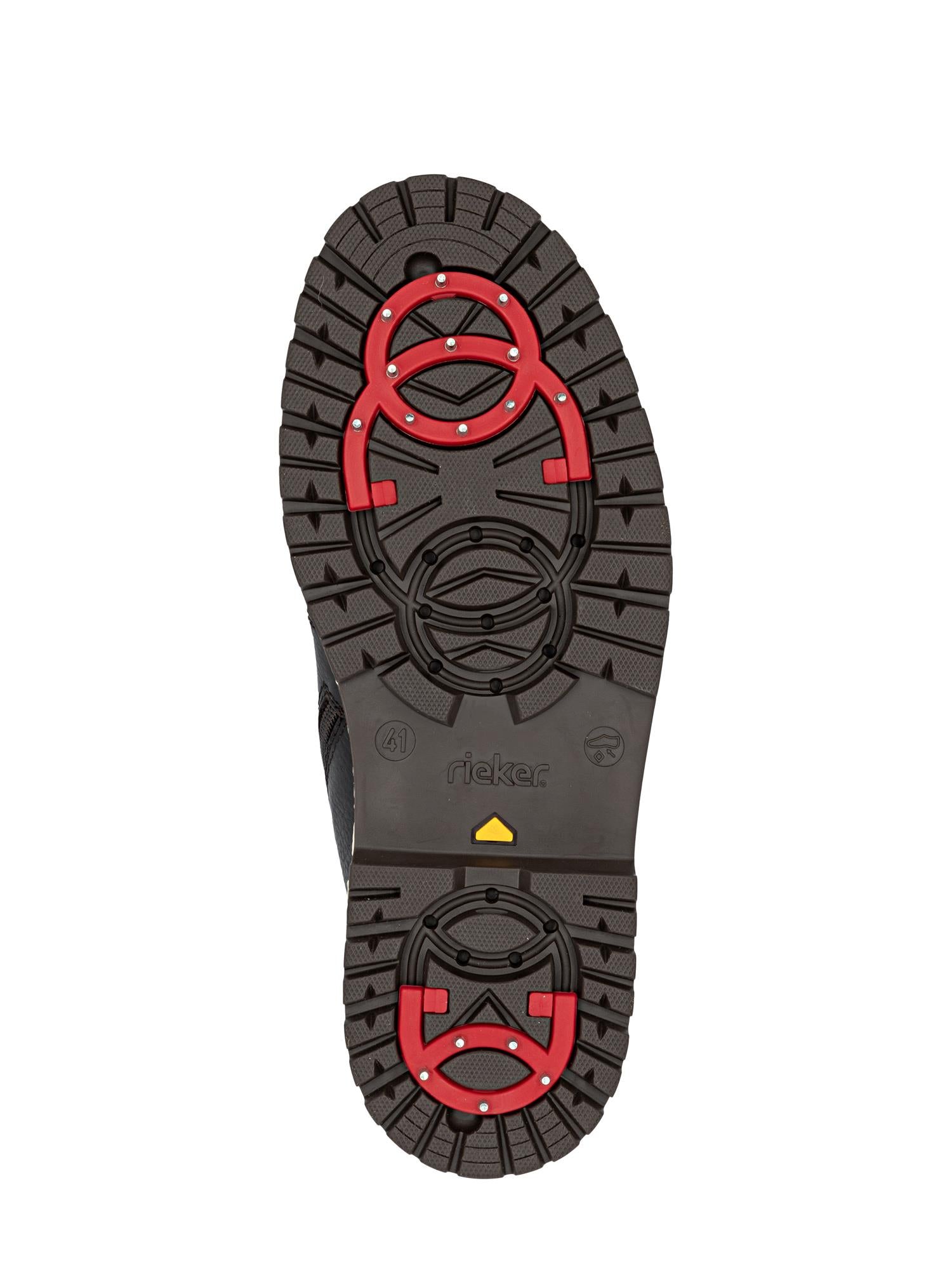 Rieker 04843 Ullfôret boots med vendbare brodder