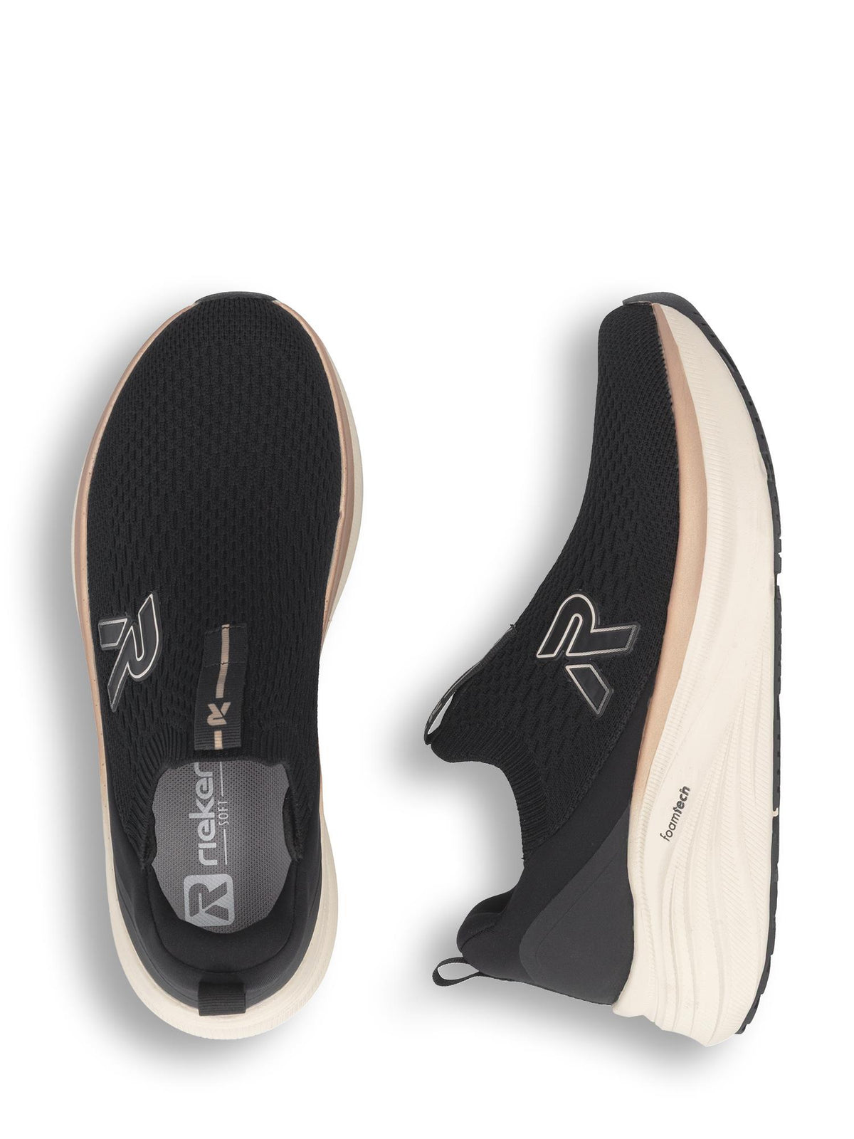 Rieker 02849 FoamTech Sneaker Black