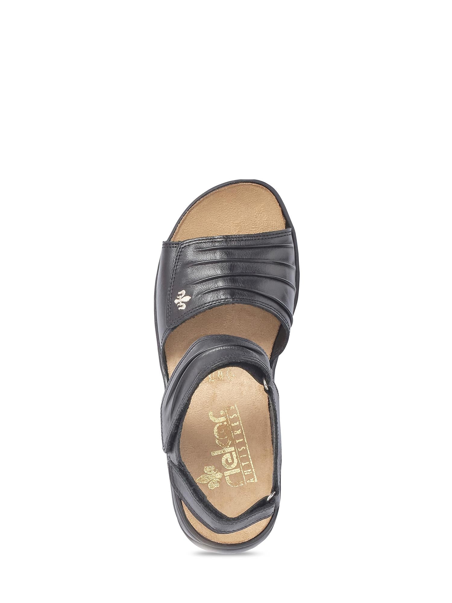 02998 Rieker Black ComfortStep Sandal