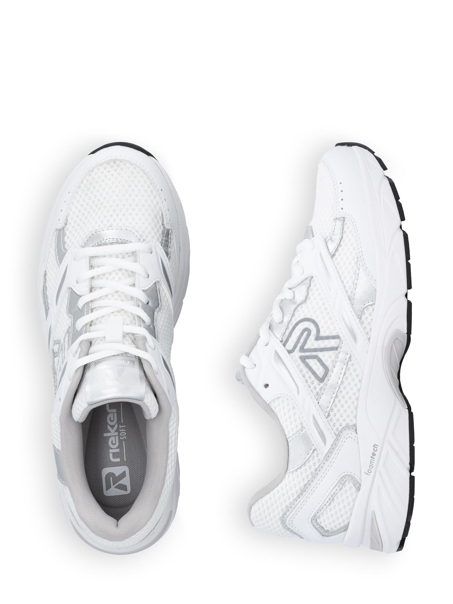 Rieker 05588 Lumina Silver Sneaker