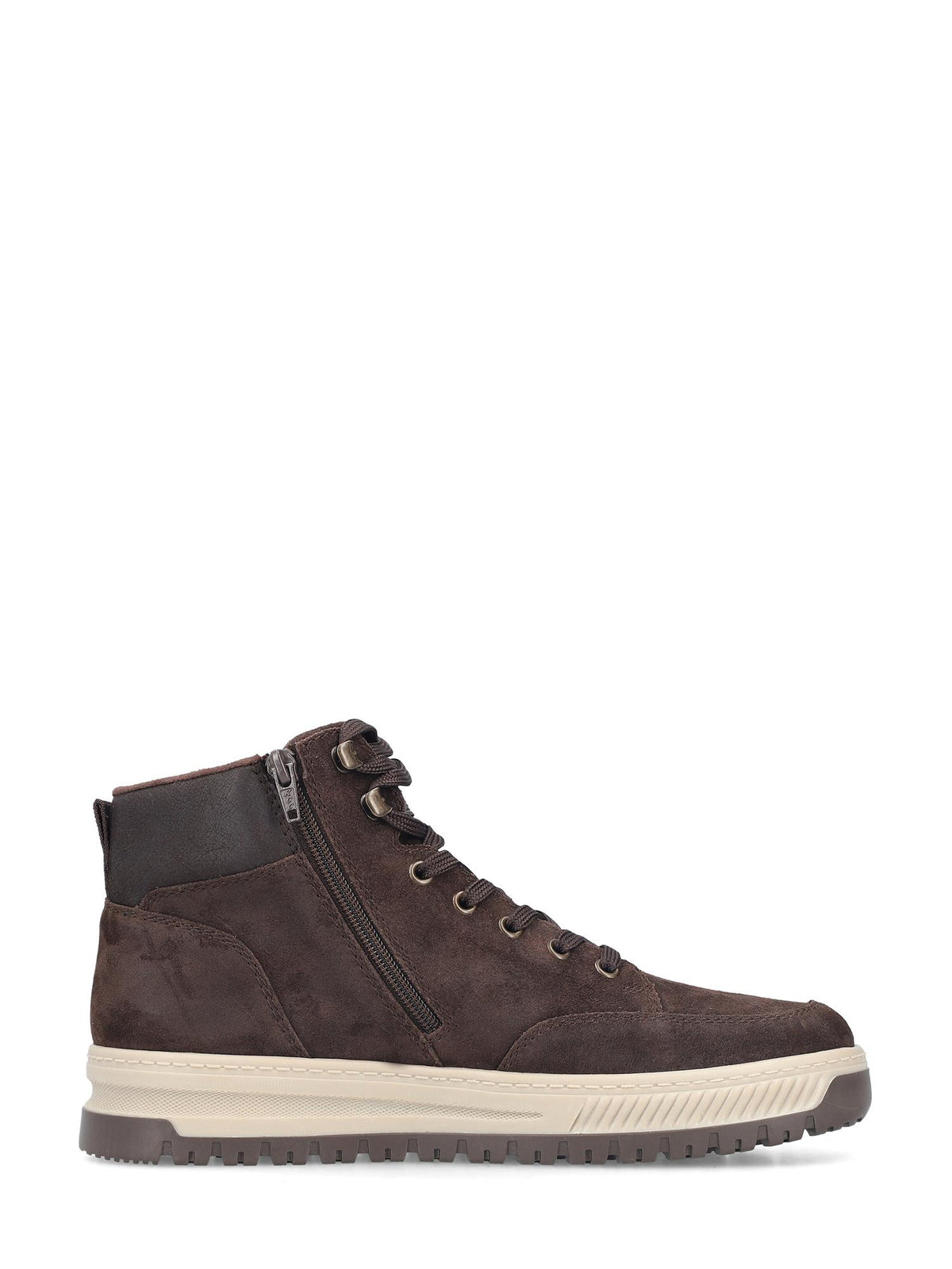 Rieker 02288 Montaro Leather High-Top Brown
