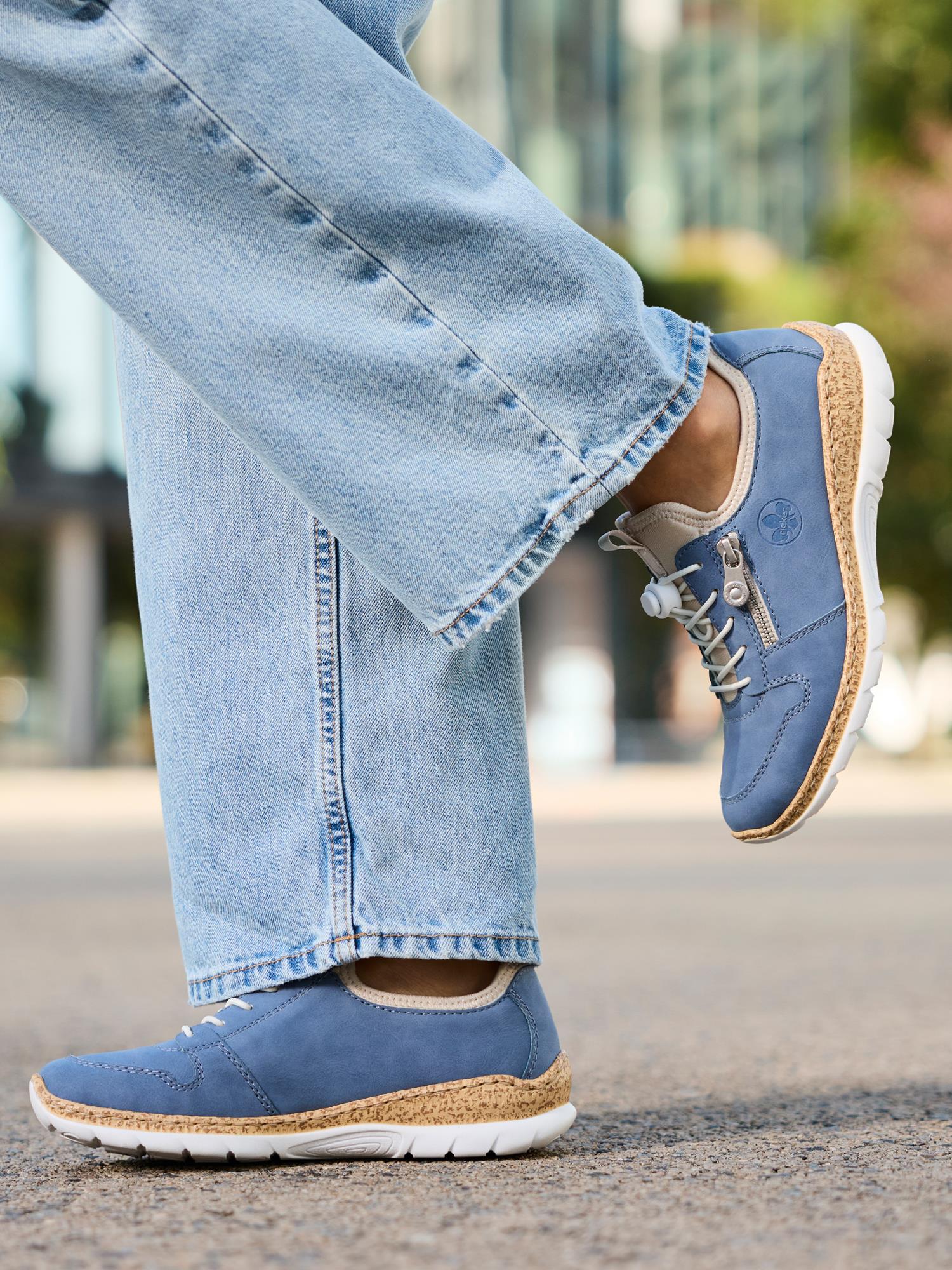 04263 Rieker Indigo Cork Sneaker