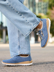 04263 Rieker Indigo Cork Sneaker