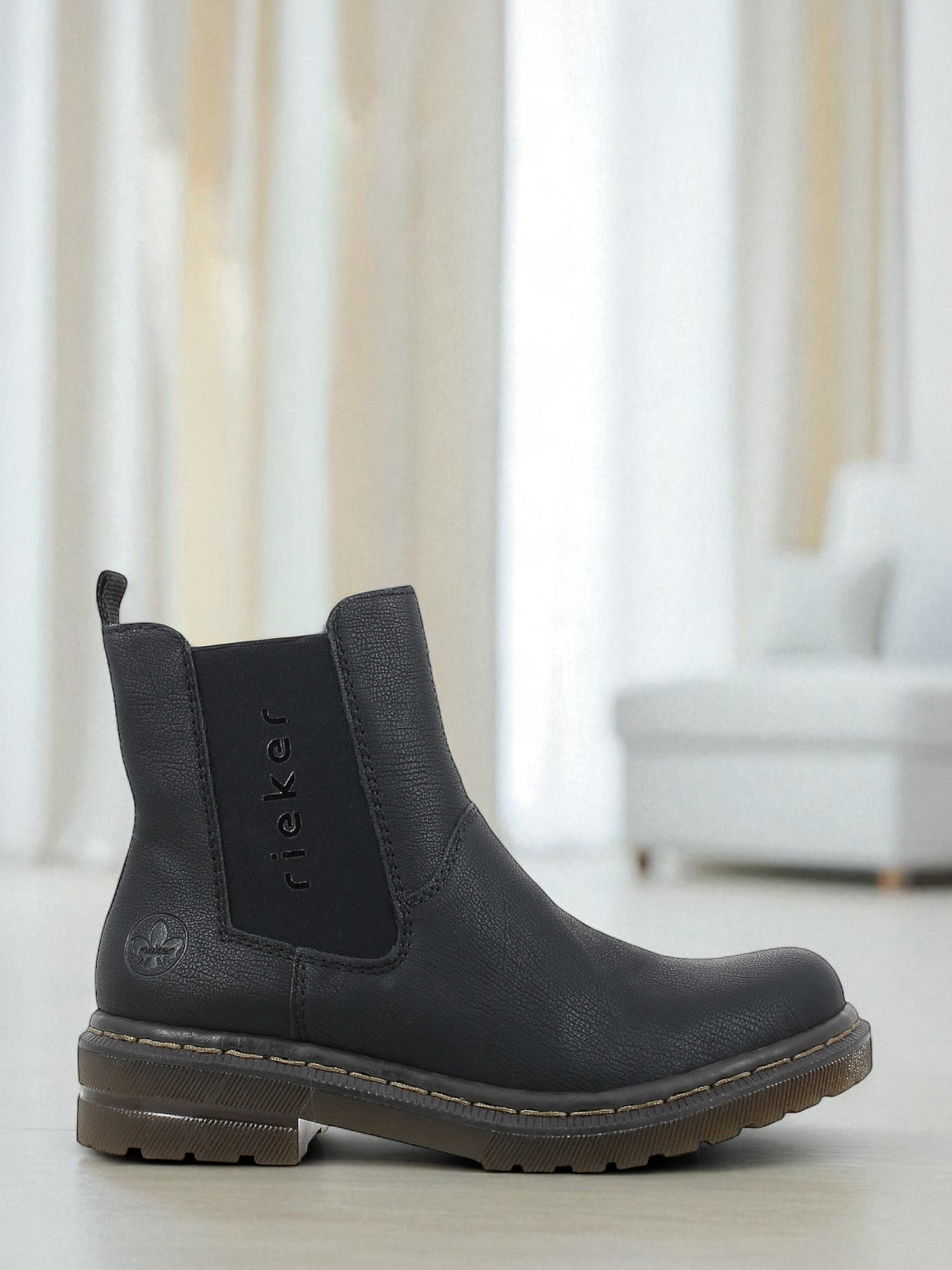 04535 Rieker Logo Chelsea Varmfóret