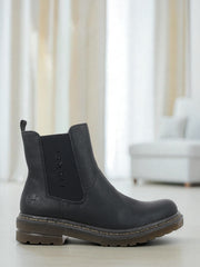 04535 Rieker Logo Chelsea Varmfóret