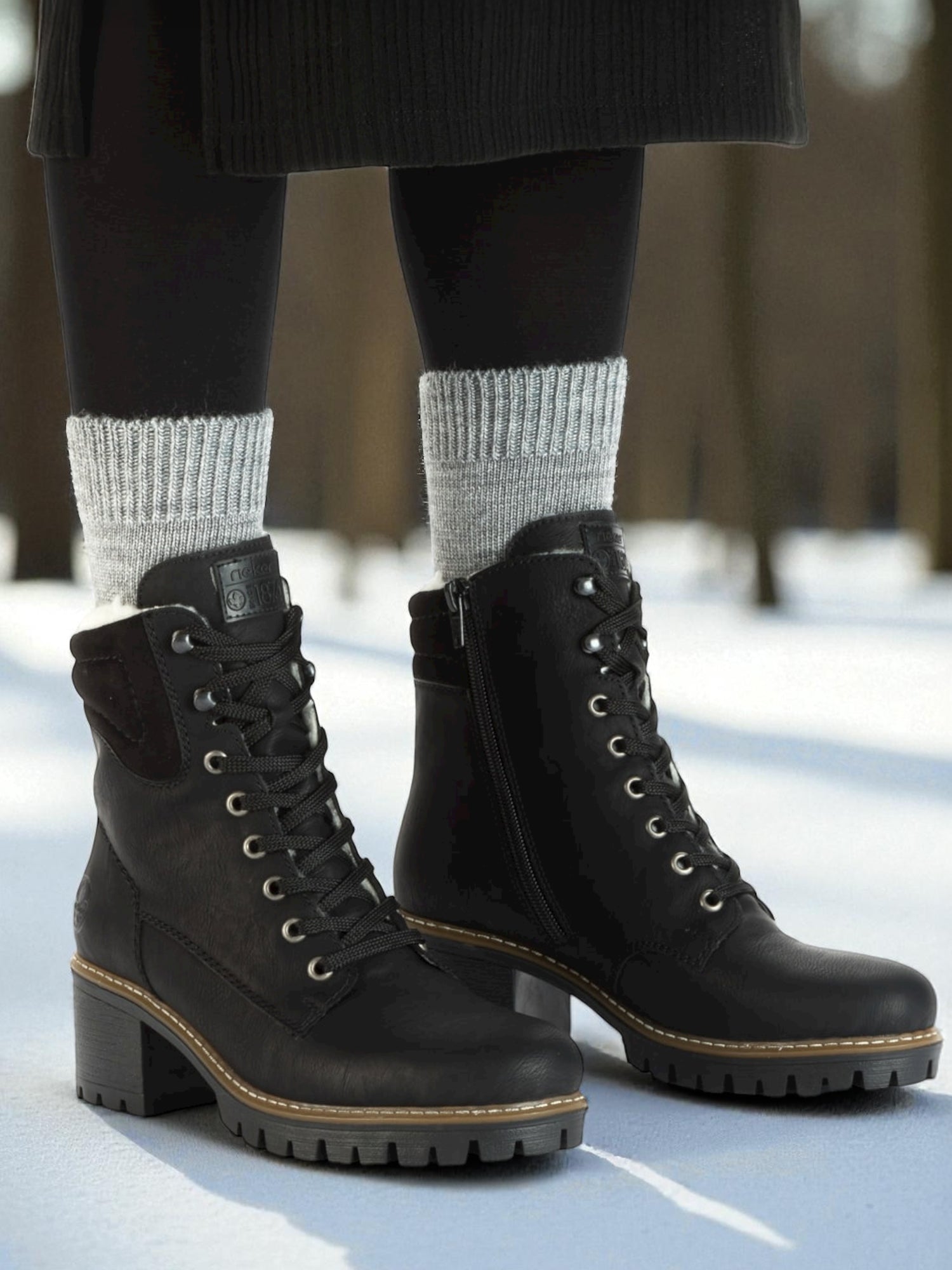 04738 Rieker Warm-lined Boots