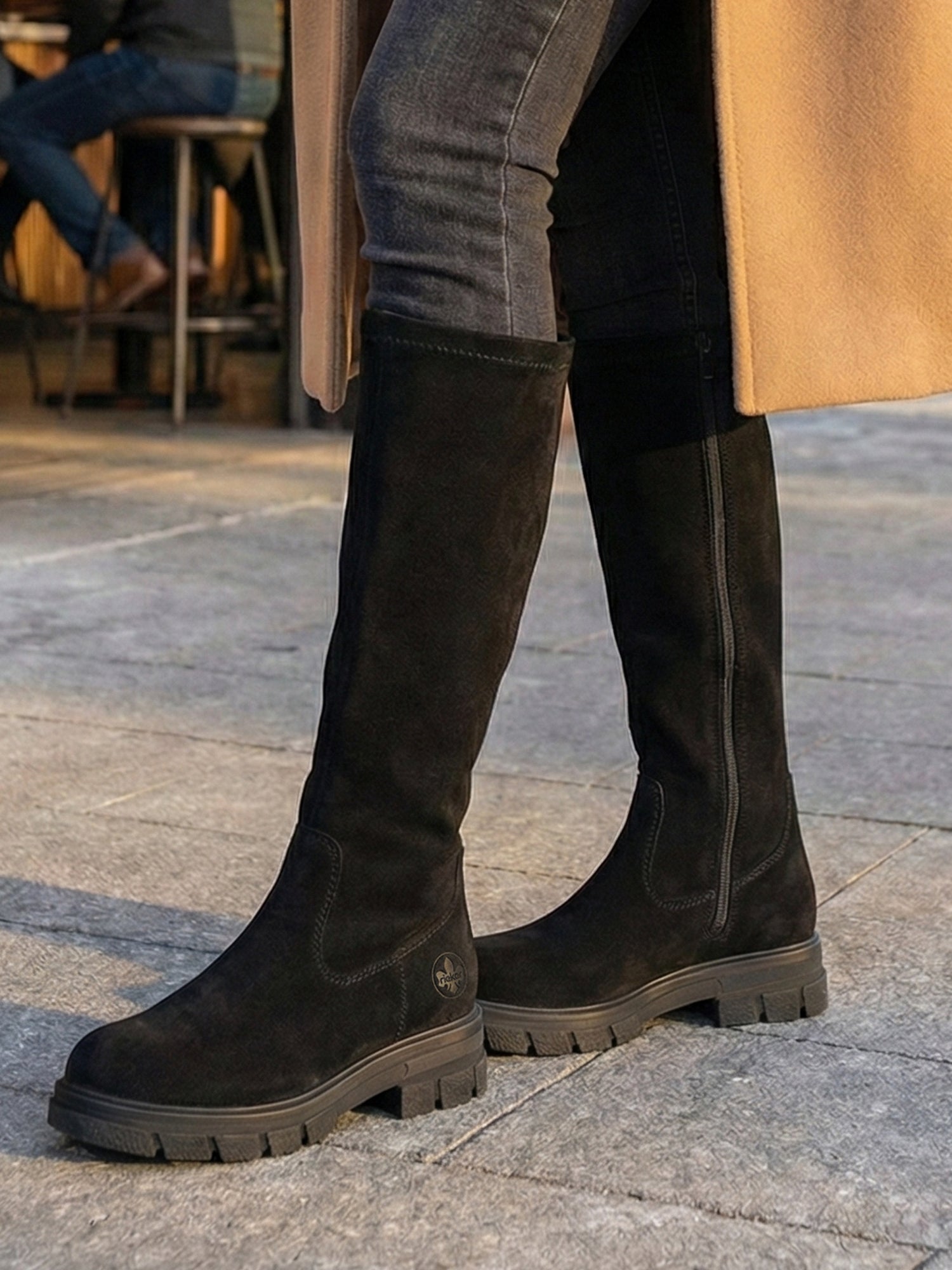 04858 Rieker Nubuck leather boots