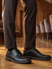 04895 Rieker Dublin Leather Black Dressko