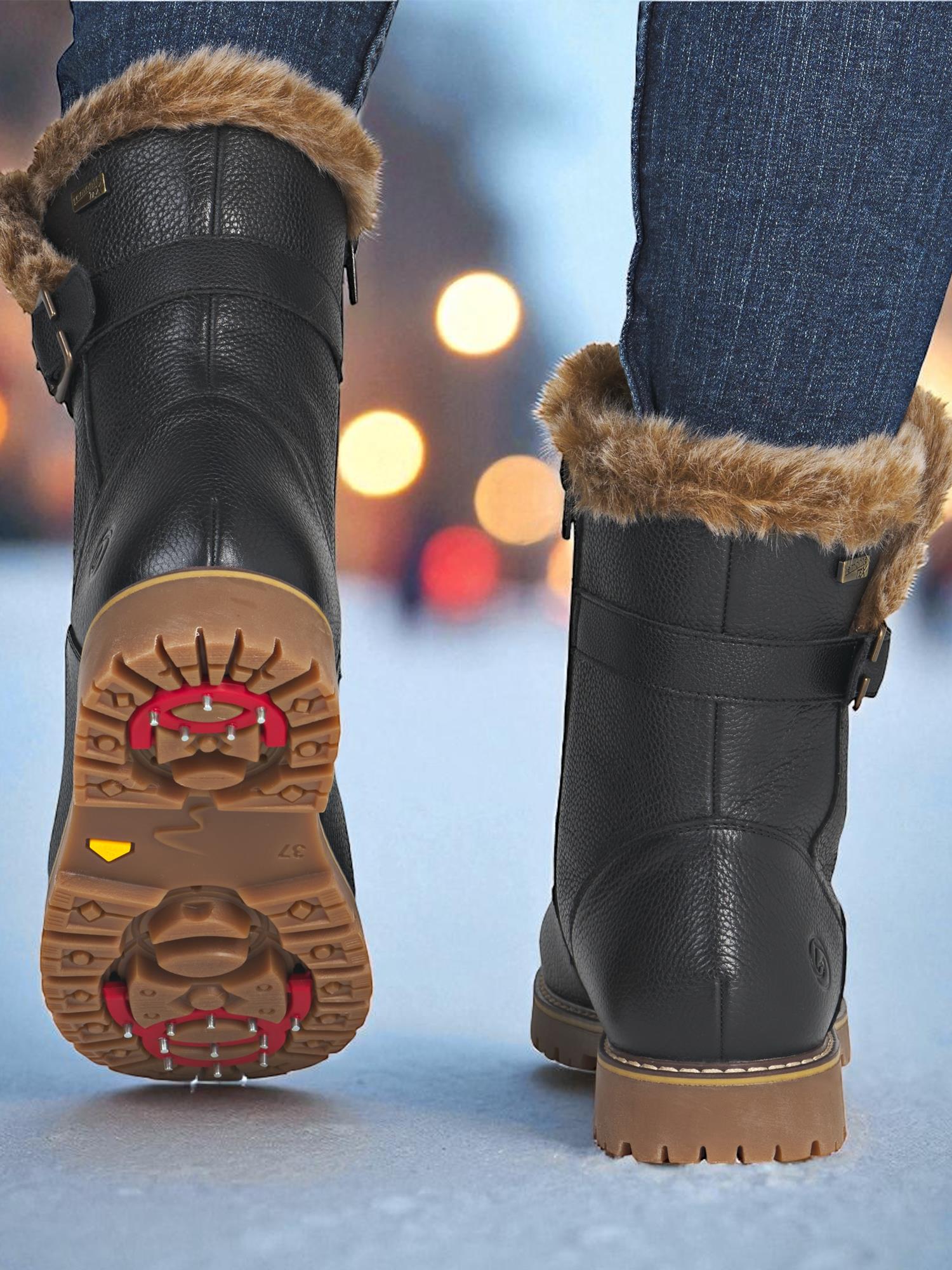 04679 Remonte FlipGrip Skinnstøvel med Brodder