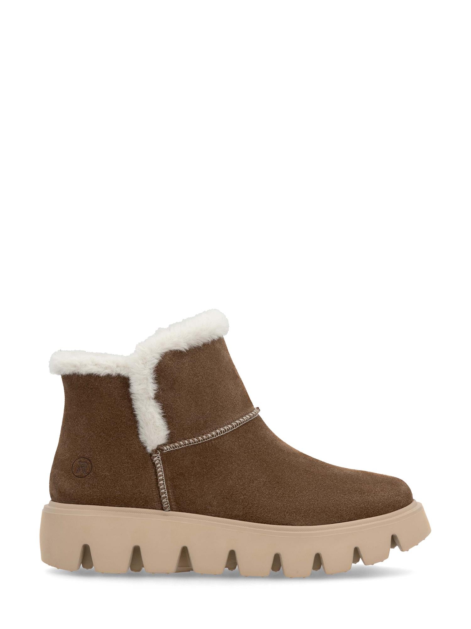 05037 Rieker-Evolution Semsket ullfôret boots