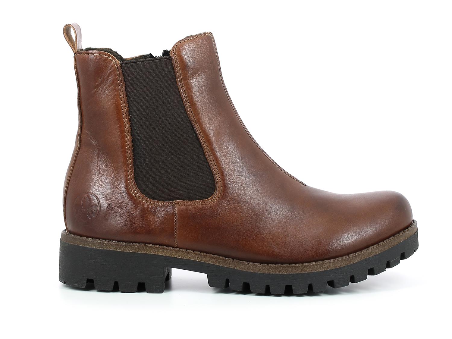 03037 Rieker Lettfòret lav Boots brun