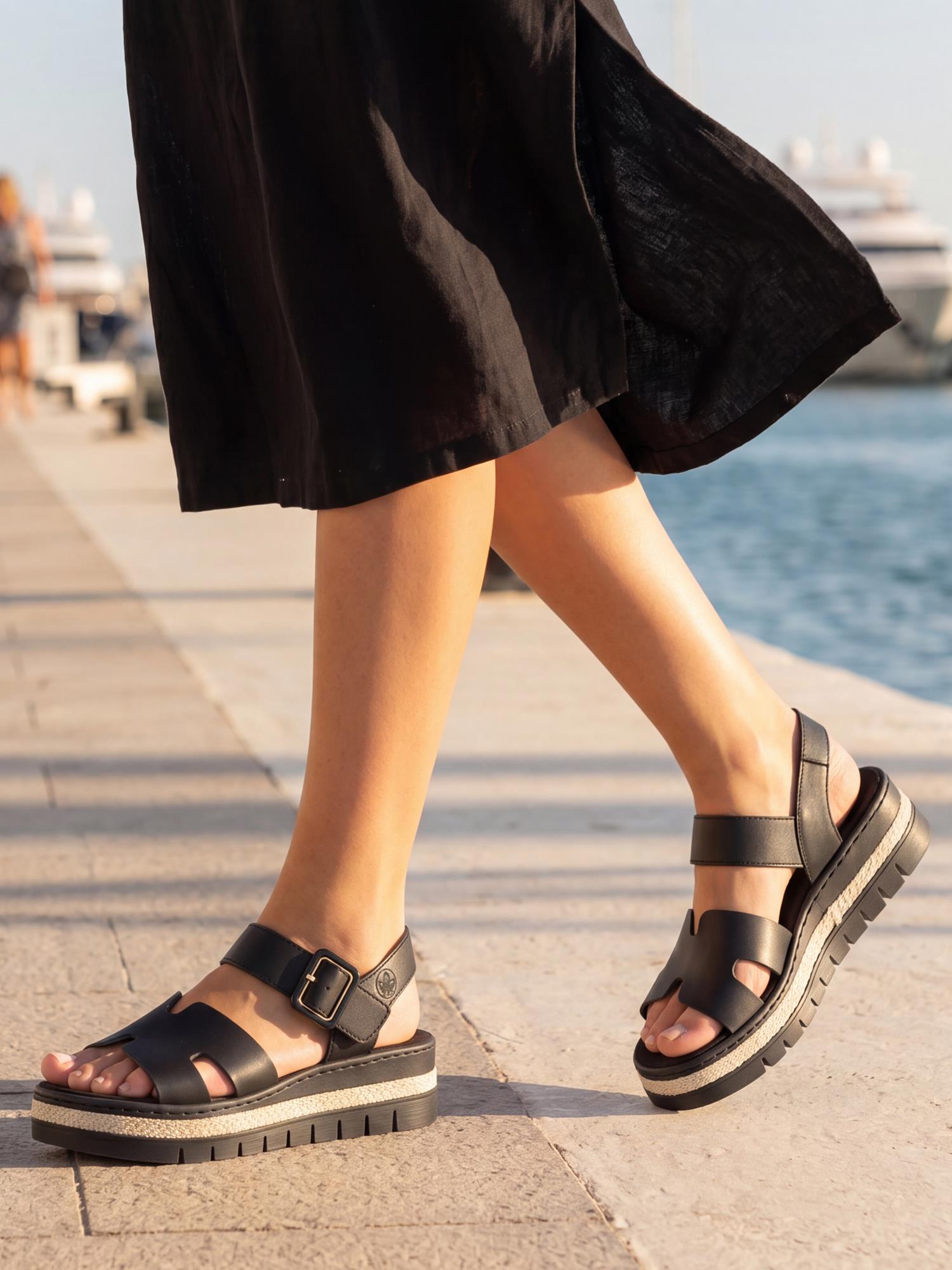 Rieker 05349 Mirelle Platform Sandal