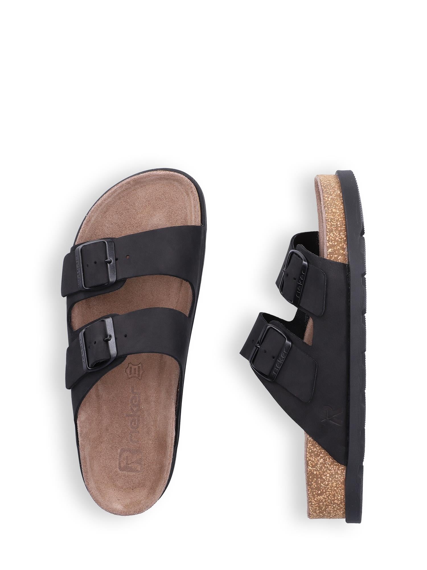 Rieker 05043 Alvessa Skinnsandaler Sort
