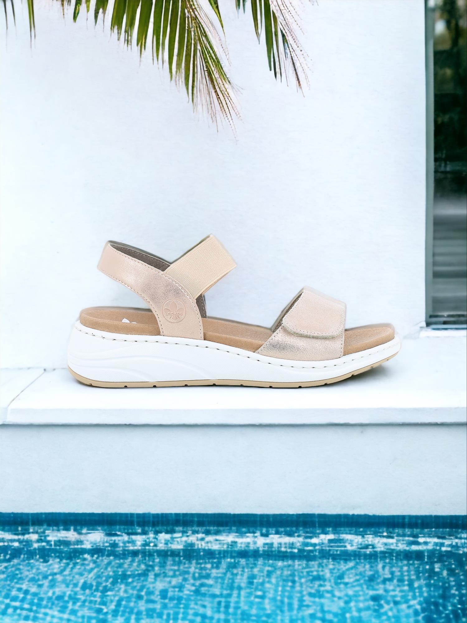 03997 Rieker Shimmer Elastic Sandal
