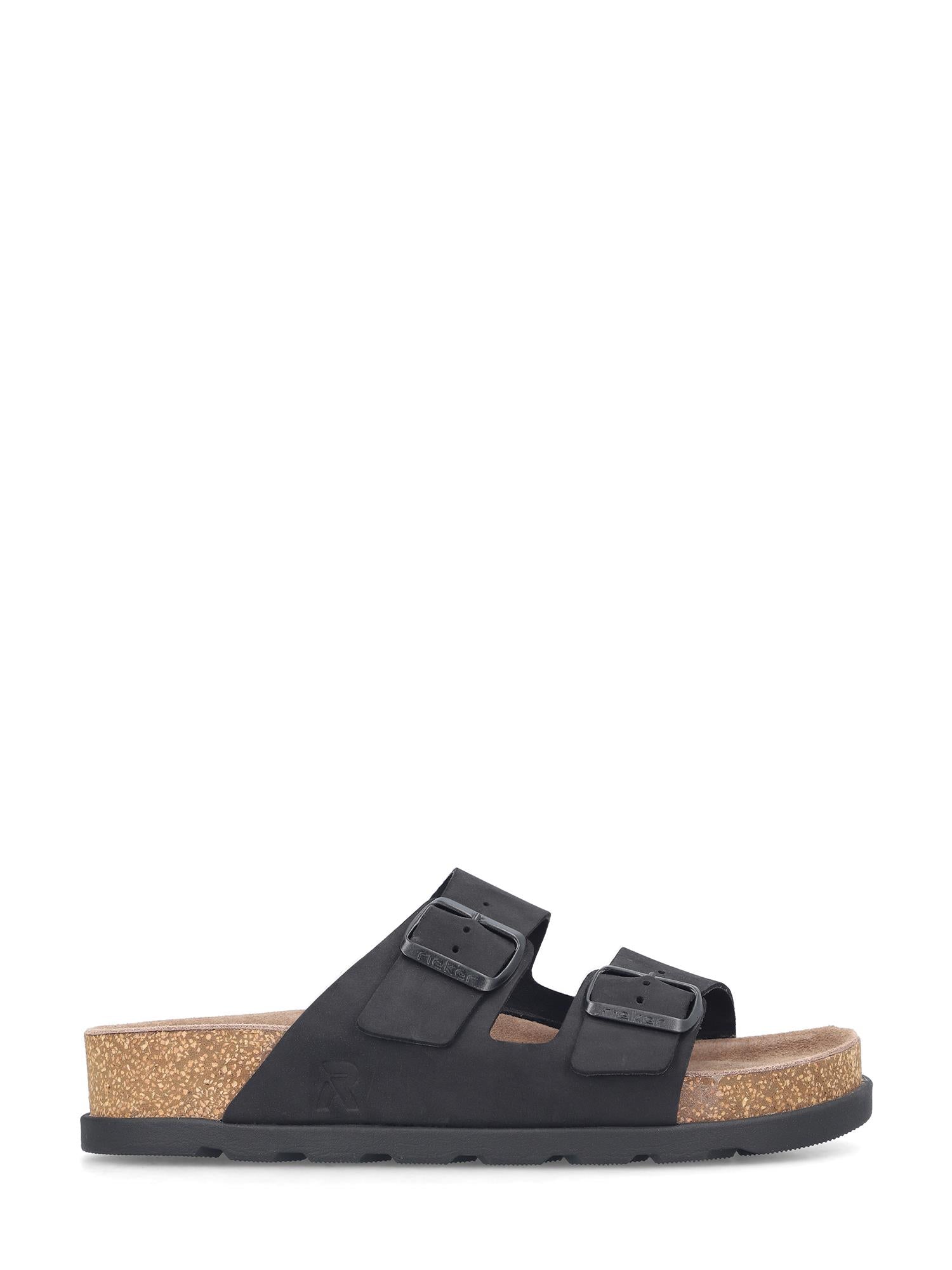 Rieker 05043 Alvessa Skinnsandaler Sort