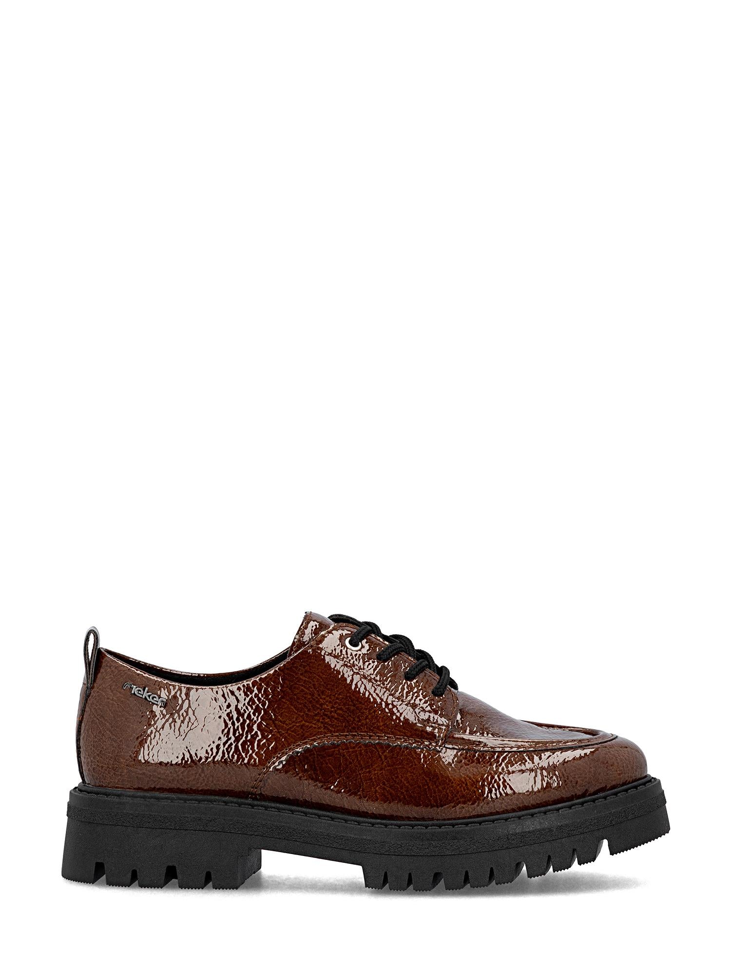 04292 Rieker Patent Platform Derbie