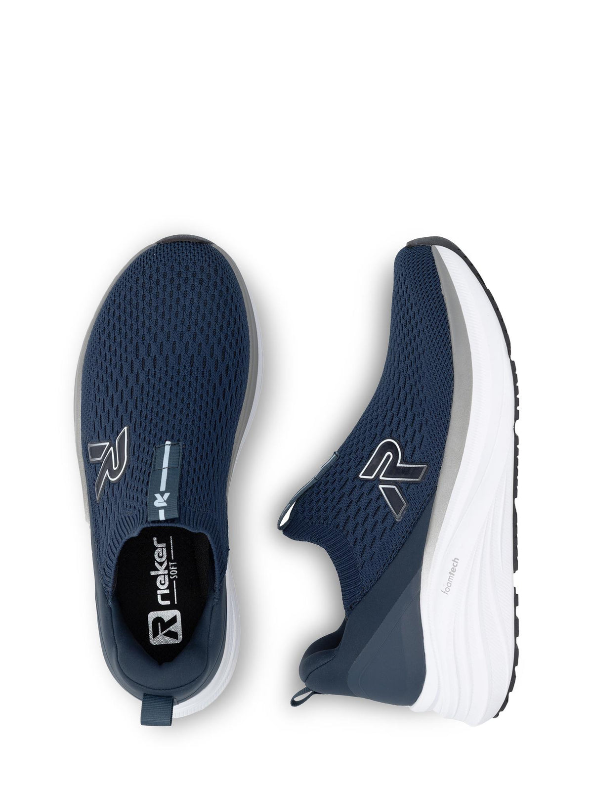 Rieker 05480 FoamTech Slip-On Sneaker Navy