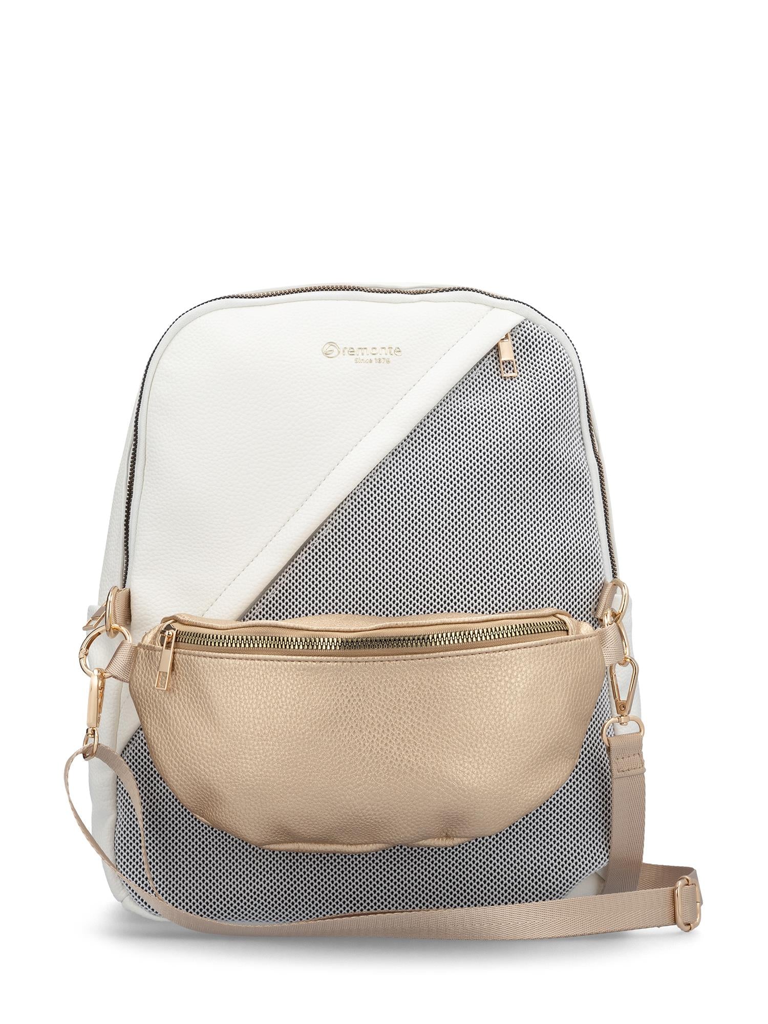 02115 Rieker Remonte Alba White Backpack