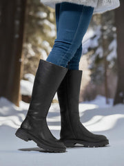 Rieker 04944 Wide leather boots ullfôret