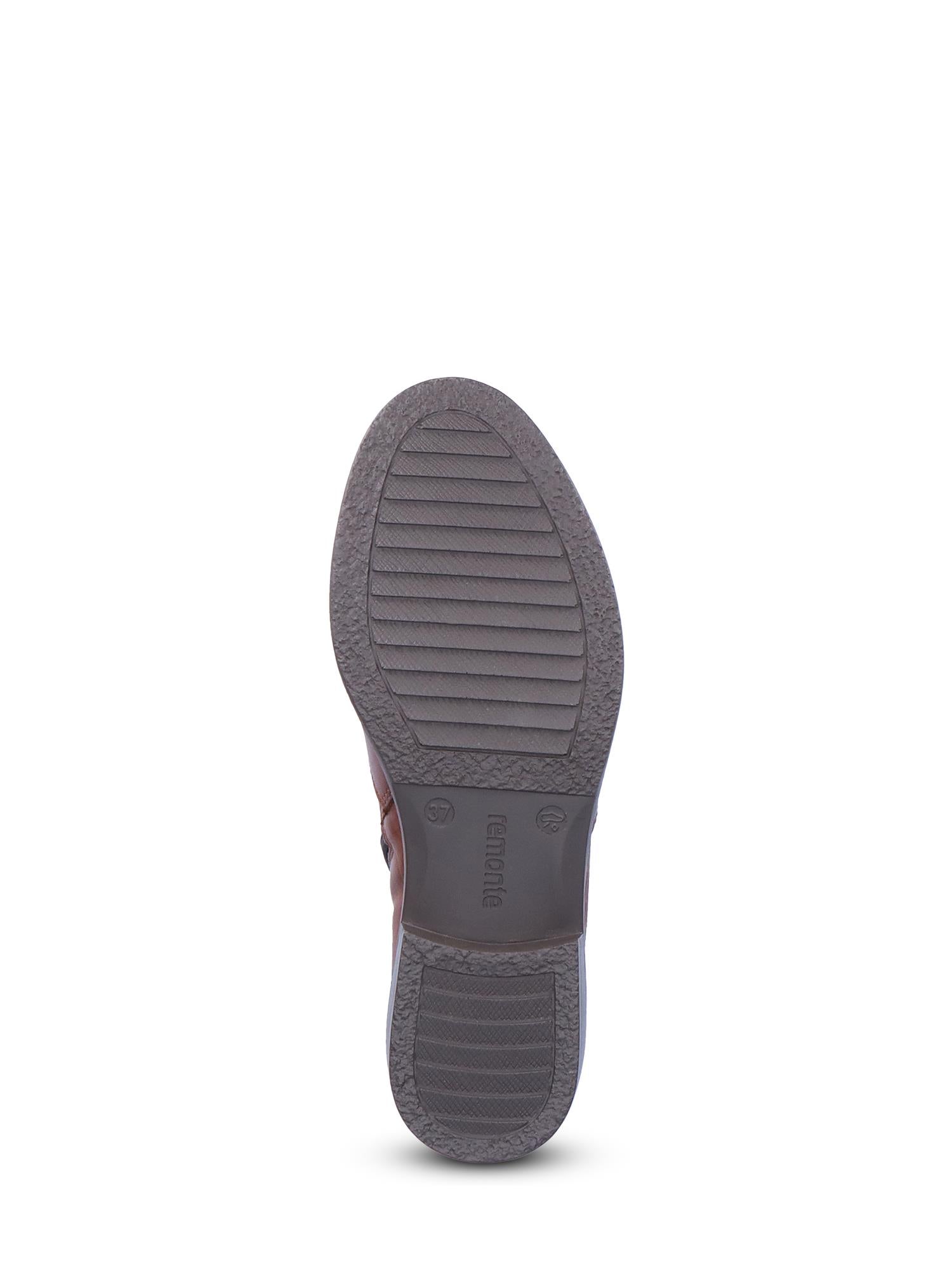 Remonte 04802 Brown Leather Zip Boots