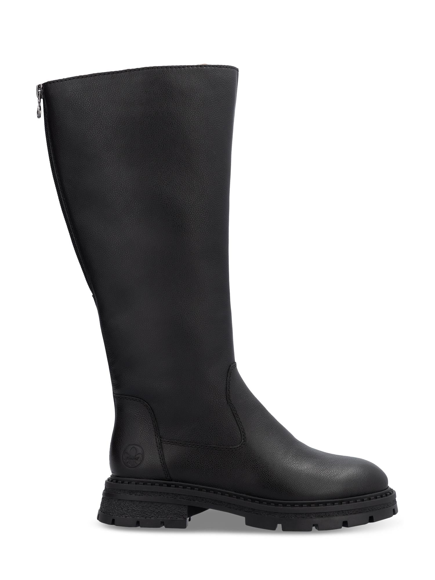 04944 Rieker Extra wide leather boots ullfôret