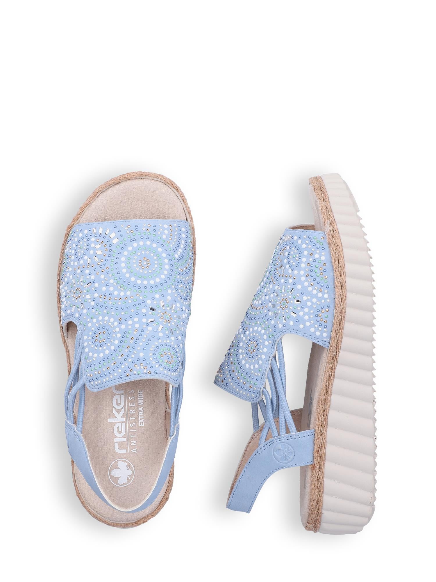 Rieker 03727 Riviera Shine Kilesandal