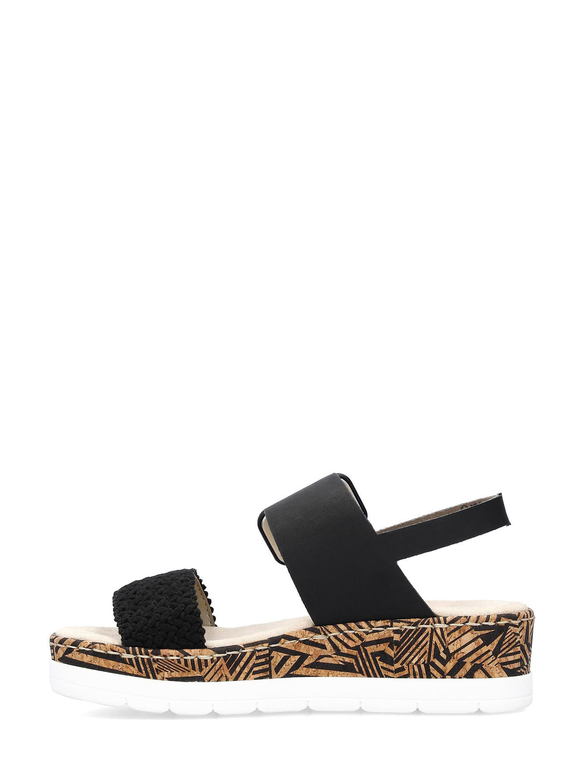 Rieker 07519 Tropic Black Sandal