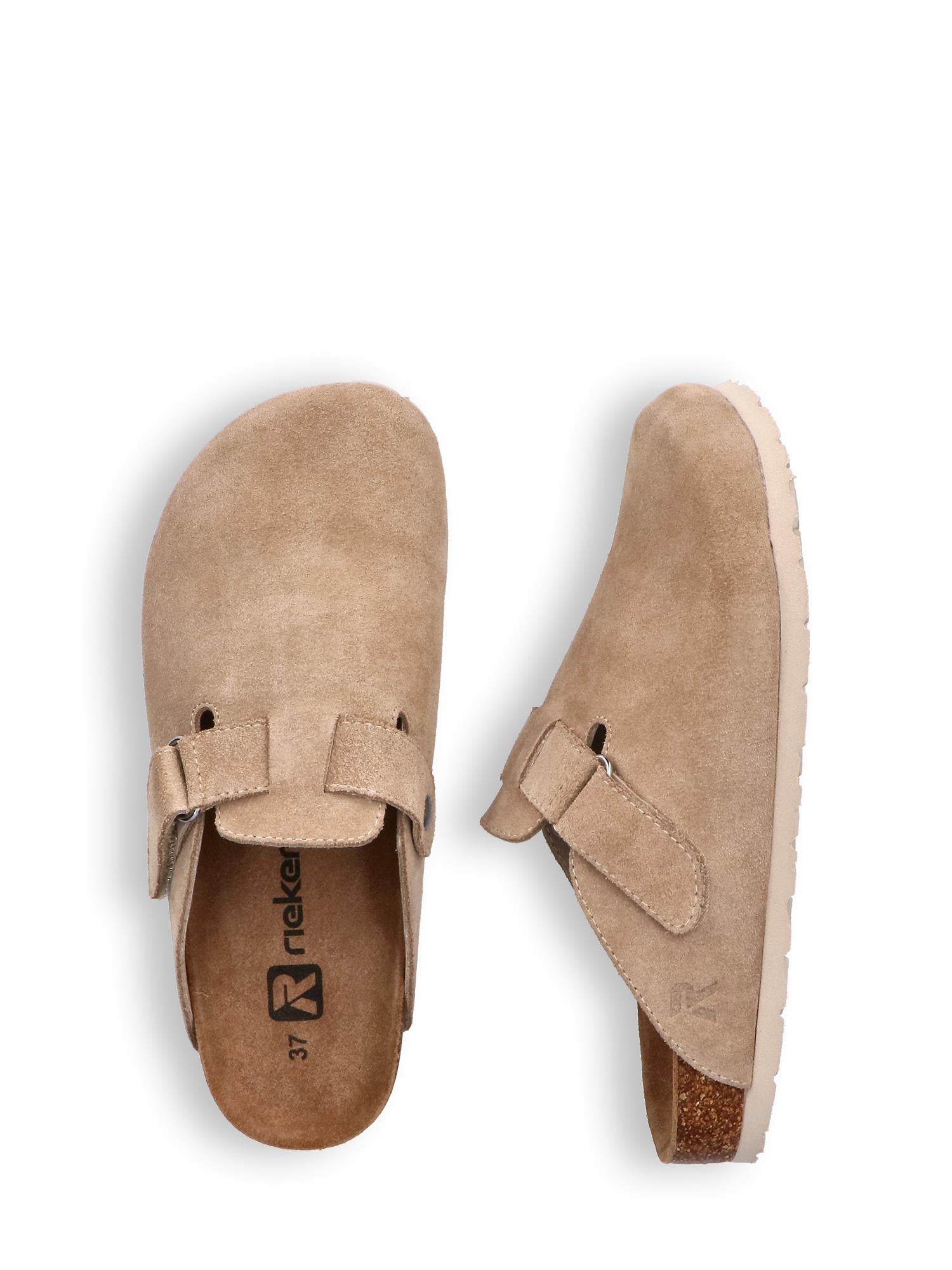 Rieker 05366 Sandora Clog Nude Skinn